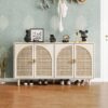 4 Door Cabinet, Suitable For Bedroom - Natural - Image 2
