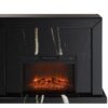 Drisana - Mirrored Fireplace - Black - Image 3