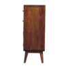 Curved Nordic Charm Cabinet - Brown - Image 6