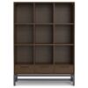 Banting - 9 Cube Bookcase With Drawers - Walnut Brown - Image 2
