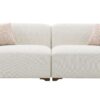 Darius - Boucle Sofa With 2 Toss Pillows - Beige - Image 2