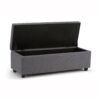 Hamilton - Storage Ottoman - Slate Gray - Image 3