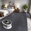 Diy - Module Interlocking Decking Tiles Floor Tile For Porch Poolside Outdoor And Indoor Balcony Backyard - Dark Gray - Image 4