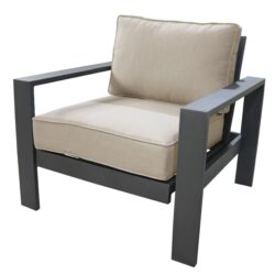 Club Chair - Powdered Pewter