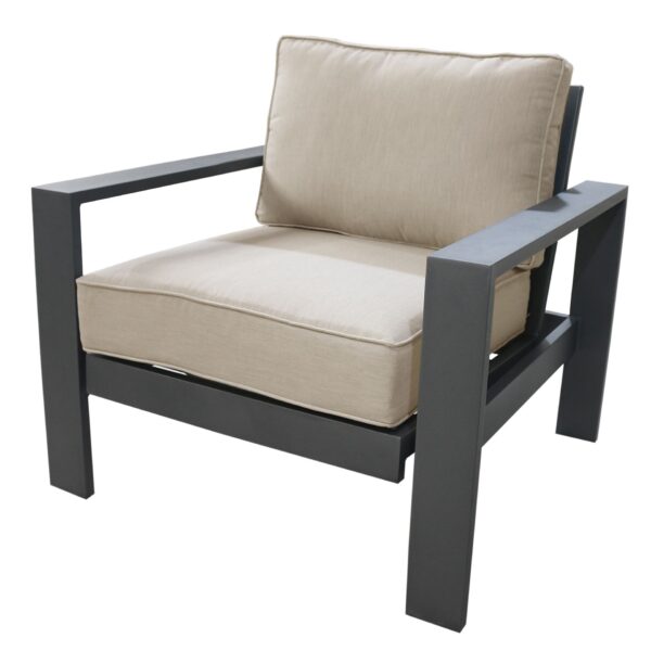 Club Chair - Powdered Pewter
