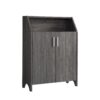 Shoe Cabinet Storage Cabinet With Five Shelves - Gray - Image 3