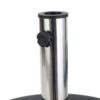 Wheelie - Modern Round Umbrella Base With Stainless Steel Holder - Black - Image 13