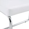 Modern Shoe Changing Stool With Metal Legs For Various Rooms - White - Image 7
