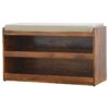 Pull Out Shoe Bench - Chestnut / Mud Linen - Image 3
