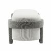 Large Versatile Storage Ottoman Bench: Spacious, Durable, Stylish - White / Light Gray - Image 6
