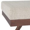 Chanelle - Mid Century Ottoman Bench - Platinum - Image 5