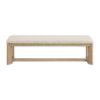 Clove - Upholstered Dining Bench - Brown - Image 2