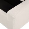 Textured Boucle Ottoman Bench With Hinged Lid For Seating And Storage - Beige - Image 16