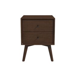 Caroline - Night Stand 2 Drawer - Dark Brown
