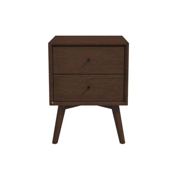 Caroline - Night Stand 2 Drawer - Dark Brown