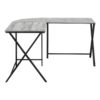 Computer Desk, Home Office, Corner, L Shape, Laptop, Contemporary / Modern - Gray - Image 6