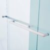 Double Sliding Shower Door Aluminium Alloy Frame, 5 / 16" (8Mm) Thick Sgcc Tempered Clear Glass - Chrome - Image 9