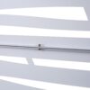 Outdoor & Indoor Privacy Screen Metal Privacy Screen, Freestanding Decorative Screen For Deck Balcony Patio - White - Image 6