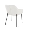 Daniella - Contemporary Dining Chair (Set of 2) - Black / Cream - Image 4
