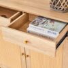 Multi Functional Modern Minimalist Shoe Cabinet Seamlessly Fits Into Nordic, Japanese, And Industrial Style Interiors - Natural Wood - Image 15
