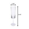 Halo - Oval Unbreakable Tritan Plastic Champagne Flutes (Set of 4) - Clear - Image 3