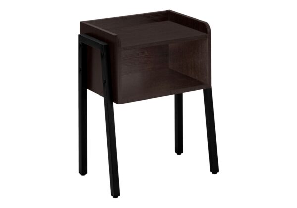 Accent Table, Side Versatile Placement- Espresso