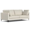 Ava - Mid Century Sofa With Ottoman Set - Cream - Image 2