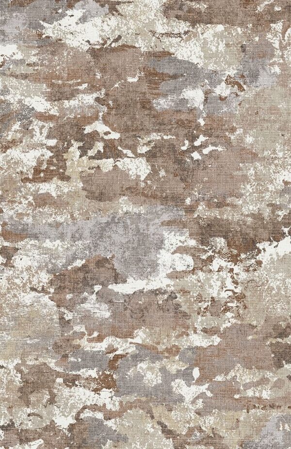 Sphinx - Indoor & Outdoor Washable Non - Slip Accent Rug, Elegant Design - Cream / Brown