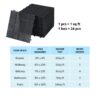 Interlocking Deck Tiles Plastic Waterproof Outdoor All Weather Anti-Slip Bathroom Shower Balcony Porch Strong Weight Capacity Upto 6613 Lbs, Rosette Pattern Pack Of 24 - Black - Image 11