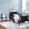 Connelly - Reversible Panel Toddler Bed - Black / Vintage Walnut - Image 7