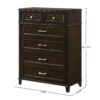 Merlot - 5 Drawer Chest - Mahogany - Image 5