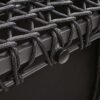 Willow - Upholstered Patio Deep Seating Sofa - Graphite Gray / Black - Image 8