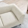 Modern Rectangular Pet Sofa With Backrest And Armrests, Soft Cushion For Small And Medium Dogs - Beige - Image 8