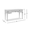 Dauphin - 3 Drawer Executive Desk - Gray Cashmere - Image 9