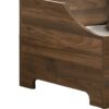 Gibson - Alder Wood Finish Modern Comfy Pet Bed With Cushion - Brown - Image 2