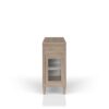 Power Ready - Buffet With Glass Cabinet Doors - Sand - Image 2