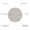 Curve - Round Rug - Silver - Image 5
