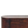 Rounded Lid-Up Blanket Box - Walnut - Image 10