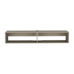 Moore - Floating TV Stand With Cable Management Oak - White Oak
