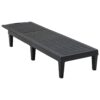 Outdoor Chaise Lounges (Set of 2) With Adjustable Backrest Polypropylene Resin For Patio, Poolside Or Beach - Black - Image 14