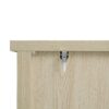 Hollowed Out Cabinet With 2 Door 3 Drawers, American Furniture, Suitable For Bedroom, Living Room, Study - Natural - Image 21