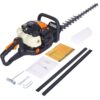 26Cc Gas Powered Hedge Trimmer With Double Sided Blade And Recoil Start - Orange - Image 2