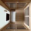 1 Person Far Infrared Standard Indoor Sauna Room - Red Cedar - Image 13