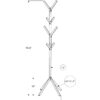 Coat Rack, Hall Tree, Free Standing, 8 Hooks, Entryway, 70"H, Contemporary & Modern - White - Image 11