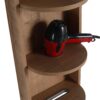 Modern Bathroom Wall Mounted Storage Rack With Floating Design - Imitative Oak - Image 12