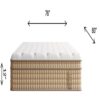 12" King Hybrid Mattress With Innersprings & Gel Memory Foam - Beige / White - Image 6