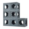 Outdoor Cat House With Shelves And Weather Protection, Removable Wood Boxes - Gray - Image 18