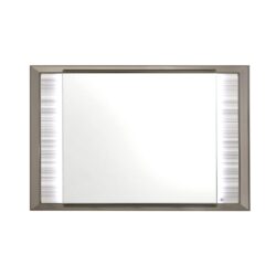 Star - Mirror With Built In LED And Frame - White