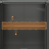 Heavy Duty Metal Garage Storage Cabinet With Wheels Sturdy Tool Storage Solution In Steel - Black - Image 15