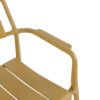 3 Piece Indoor / Outdoor Leisure Table And Chair Set (2 Chairs And 1 Coffee Table), UV Resistant, Waterproof And Durable - Brick Yellow - Image 7